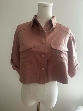 Choosy Women's Mauve Crop Top